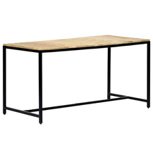 Indlæs billede til gallerivisning Tavolo da Pranzo 140x70x75 cm in Legno Massello di Mango Grezzo