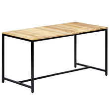 Indlæs billede til gallerivisning Tavolo da Pranzo 140x70x75 cm in Legno Massello di Mango Grezzo