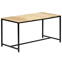 Indlæs billede til gallerivisning Tavolo da Pranzo 140x70x75 cm in Legno Massello di Mango Grezzo