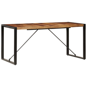 Tavolo da Pranzo 160x80x75 cm in Legno Massello di Acacia