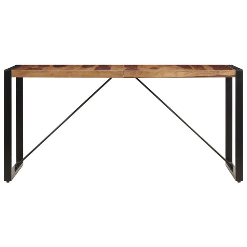 Tavolo da Pranzo 140x70x75 cm in Legno Massello di Acacia