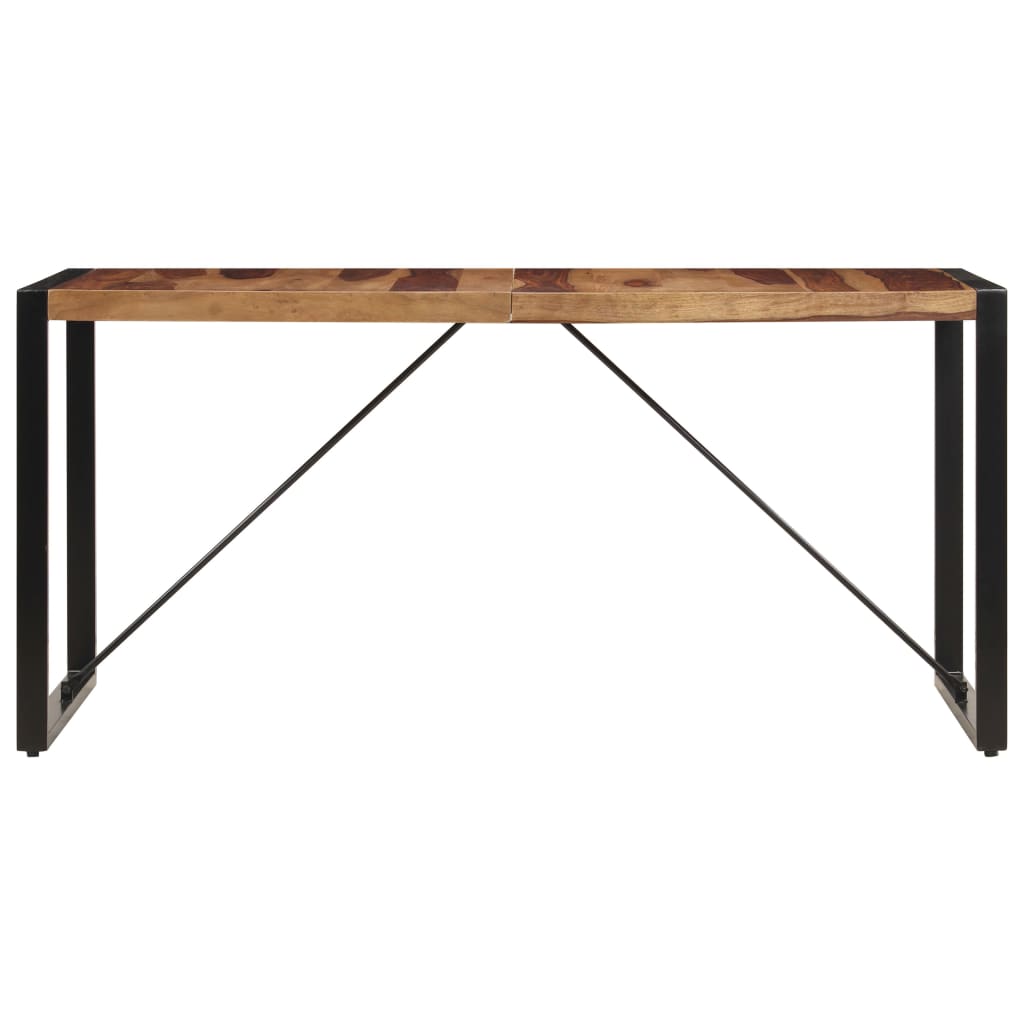 Tavolo da Pranzo 140x70x75 cm in Legno Massello di Acacia