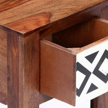 Load image into Gallery viewer, Comodino 30x30x50 cm in Legno Massello di Acacia