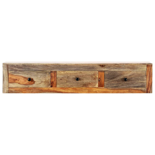 Tavolo Consolle da Parete 100x25x20 cm in Massello di Acacia