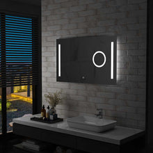 Carica l&#39;immagine nel visualizzatore di Gallery, Specchio LED da Bagno con Sensore Tattile 100x60 cm