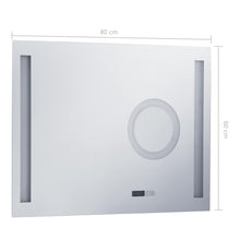 Load image into Gallery viewer, Specchio LED da Bagno con Sensore Tattile 80x60 cm