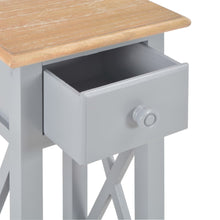 Load image into Gallery viewer, Mobiletto Grigio 27x27x65,5 cm in Legno