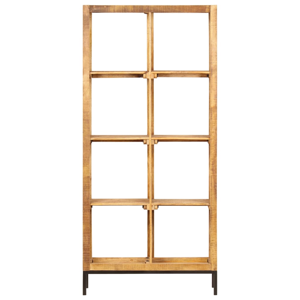 Libreria 80x25x175 cm in Legno Massello di Mango