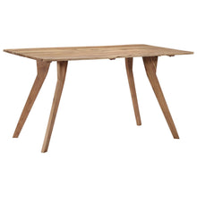Indlæs billede til gallerivisning Tavolo da Pranzo 140x80x76 cm in Legno Massello di Acacia