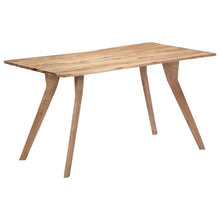 Indlæs billede til gallerivisning Tavolo da Pranzo 140x80x76 cm in Legno Massello di Acacia