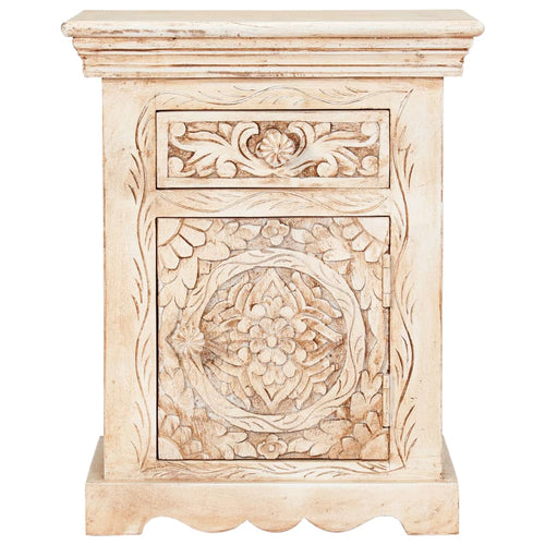 Mobiletto 40x30x50 cm in Legno Massello di Mango