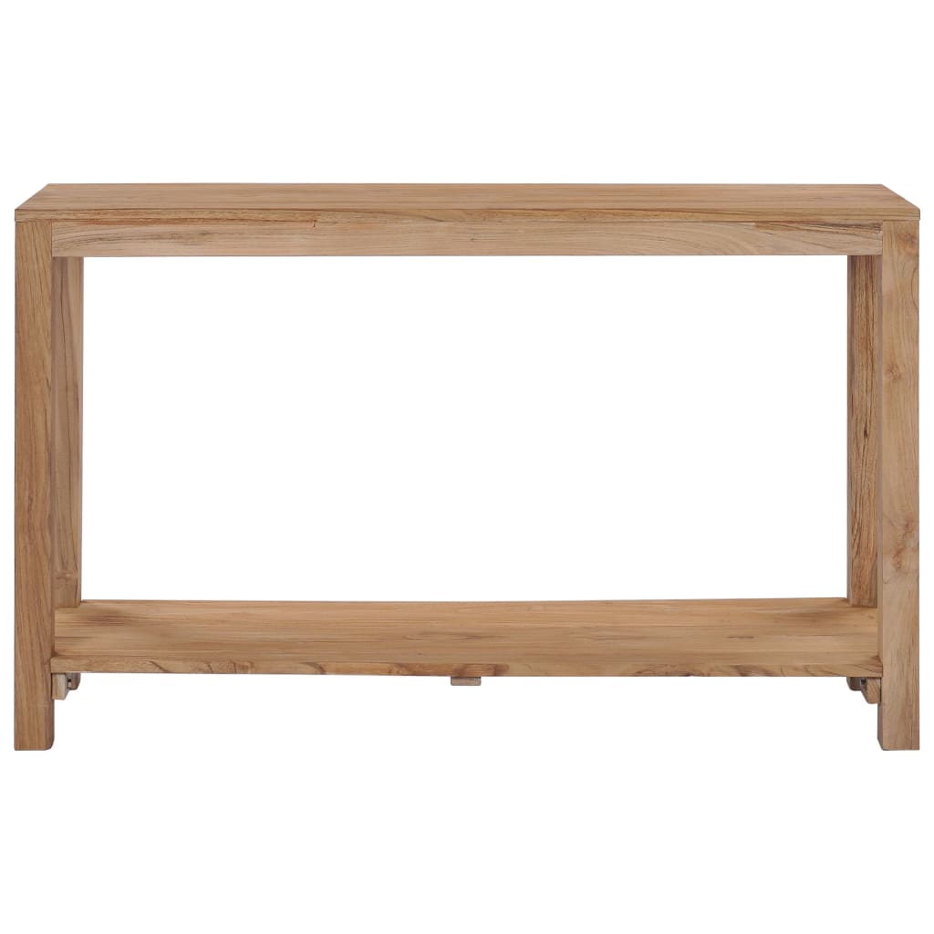 Mobiletto Consolle 120x35x75 cm in Legno Massello di Teak