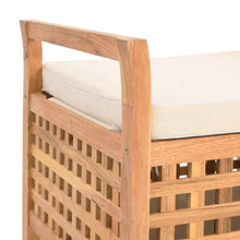 Load image into Gallery viewer, Cassapanca 93x49x49 cm in Legno Massello di Noce