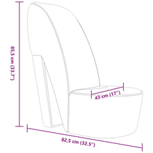 Load image into Gallery viewer, Poltrona a Forma di Scarpa con Tacco Alto in Velluto Rosso