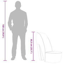 Load image into Gallery viewer, Poltrona a Forma di Scarpa con Tacco in Similpelle Nera