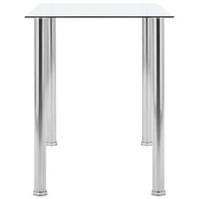 Carica l&#39;immagine nel visualizzatore di Gallery, Tavolo da Pranzo Trasparente 120x60x75cm Vetro Temperato