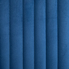 Charger l&#39;image dans la galerie, Sedie da Pranzo 2 pz Blu in Velluto