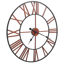 Carica l&#39;immagine nel visualizzatore di Gallery, Orologio da Parete in Metallo 58 cm Rosso