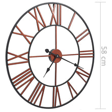 Carica l&#39;immagine nel visualizzatore di Gallery, Orologio da Parete in Metallo 58 cm Rosso