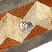 Carica l&#39;immagine nel visualizzatore di Gallery, Tavolo Consolle Grigio 86x30x76 cm in Legno Massello di Mango
