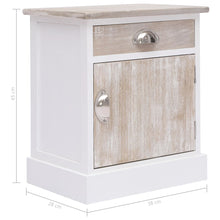 Carica l&#39;immagine nel visualizzatore di Gallery, Comodini 2 pz 38x28x45 cm in Legno di Paulownia