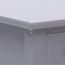 Carica l&#39;immagine nel visualizzatore di Gallery, Tavolino Grigio 40x40x40 cm in Legno di Paulownia