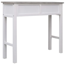 Carica l&#39;immagine nel visualizzatore di Gallery, Tavolo Consolle Grigio 90x30x77 cm in Legno