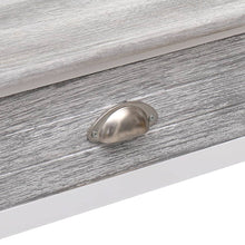 Carica l&#39;immagine nel visualizzatore di Gallery, Tavolo Consolle Grigio 90x30x77 cm in Legno