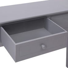 Indlæs billede til gallerivisning Tavolo Consolle Grigio 90x30x77 cm in Legno