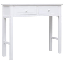 Load image into Gallery viewer, Tavolo Consolle Bianco 90x30x77 cm in Legno
