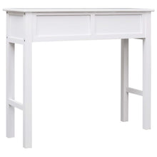 Load image into Gallery viewer, Tavolo Consolle Bianco 90x30x77 cm in Legno