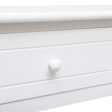 Load image into Gallery viewer, Tavolo Consolle Bianco 90x30x77 cm in Legno