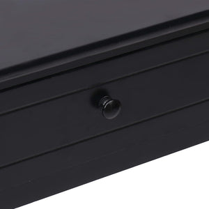 Tavolo Consolle Nero 90x30x77 cm in Legno