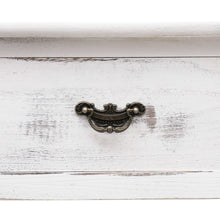 Load image into Gallery viewer, Tavolo Consolle Bianco Anticato 110x45x76 cm in Legno