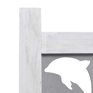 Separè 4 Pannelli Grigio 140x165 cm in Legno Massello