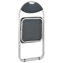 Laden Sie das Bild in den Galerie-Viewer, Set 2 pz Sedie da Pranzo Pieghevoli Nere in Similpelle