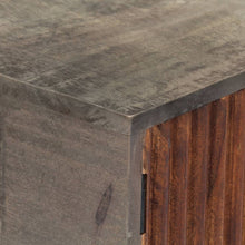 Indlæs billede til gallerivisning Tavolo Consolle Grigio 120x35x75 cm in Massello di Mango Grezzo