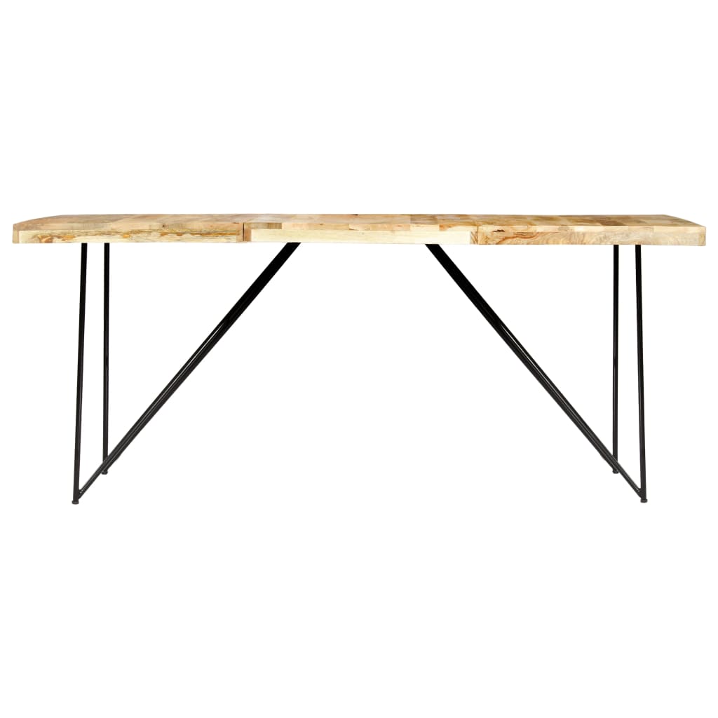 Tavolo da Pranzo 180x90x76 cm in Legno Massello di Mango