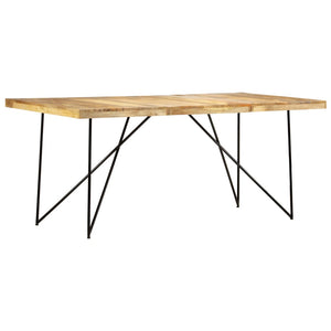 Tavolo da Pranzo 180x90x76 cm in Legno Massello di Mango