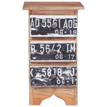 Load image into Gallery viewer, Comodino 30x30x51 cm in Legno Massello di Mogano