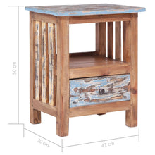 Load image into Gallery viewer, Comodino 41x30x50 cm in Legno Massello di Mogano