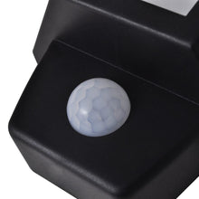 Carica l&#39;immagine nel visualizzatore di Gallery, Lampade Solari a Parete 2 pz con Sensore Movimento Nere