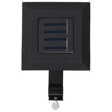 Carica l&#39;immagine nel visualizzatore di Gallery, Lampade Solari da Esterno 12 pz LED Quadrate 12 cm Nere