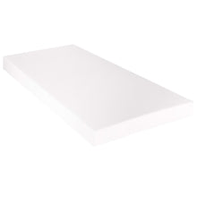 Carica l&#39;immagine nel visualizzatore di Gallery, Letto con Materasso Bianco in Similpelle 90x200 cm