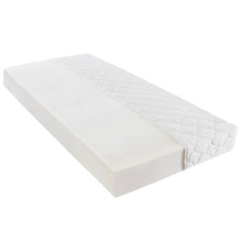 Carica l&#39;immagine nel visualizzatore di Gallery, Letto con Materasso Bianco in Similpelle 90x200 cm