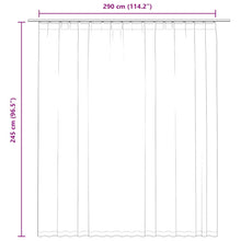 Carica l&#39;immagine nel visualizzatore di Gallery, Tenda Oscurante con Ganci Grigia 290x245 cm