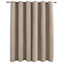 Indlæs billede til gallerivisning Tenda Oscurante con Anelli in Metallo Beige 290x245 cm