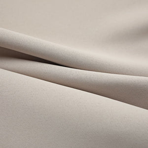 Tenda Oscurante con Anelli in Metallo Beige 290x245 cm