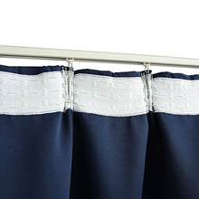 Indlæs billede til gallerivisning Tende Oscuranti con Ganci 2 pz Blue 140x175 cm
