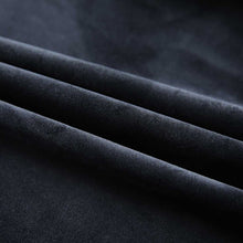 Charger l&#39;image dans la galerie, Tende Oscuranti con Ganci 2 pz Nere in Velluto 140x225 cm